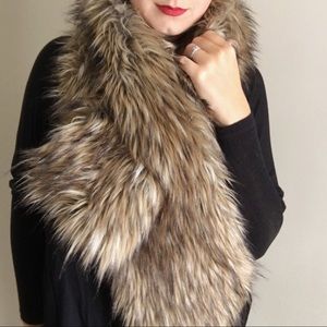 Faux Fur Scarf from Aritzia